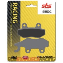 SBS PASTILLA FRENO DUAL CARBON 955-DC