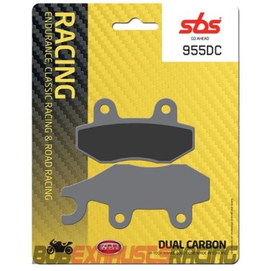 SBS BRAKE PADS DUAL CARBON 955-DC