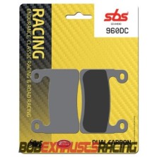 SBS PASTILLA FRENO DUAL CARBON 960-DC