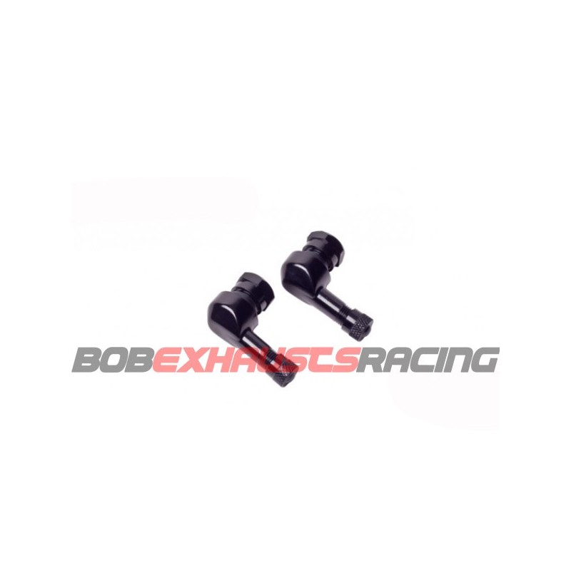 2 90º VALVES KIT RIM 11,3MM BLACK