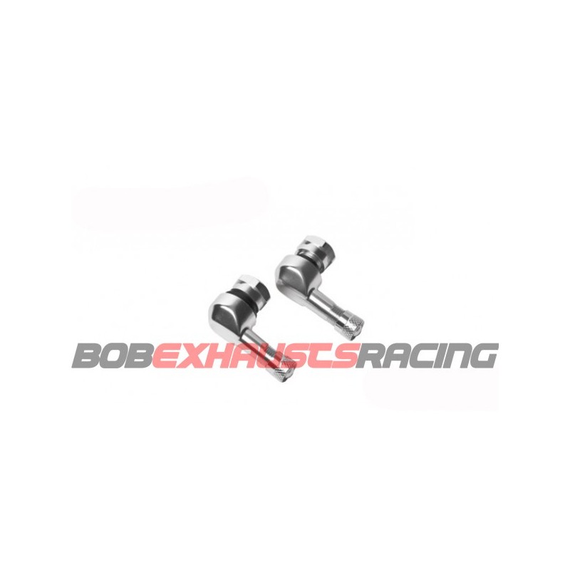 2 90º VALVES KIT RIM 8,3MM SILVER