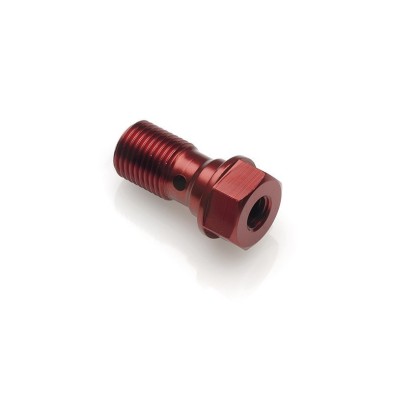 Tornillo Simple Con Purgador M10 X 1.25 - VF1251SPR/R / ROJO