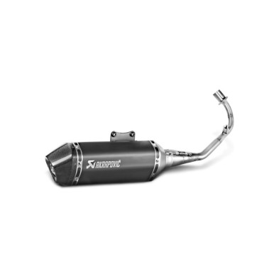 BLACK EDITION Racing complete exhaust standardised TUV Euro 4