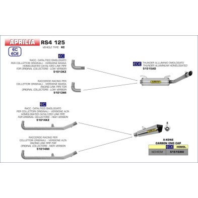 Conector catalítico homologado 51013KZ