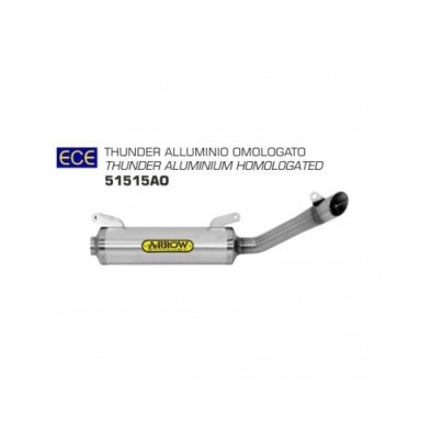 Silencioso Thunder de aluminio  51515AO