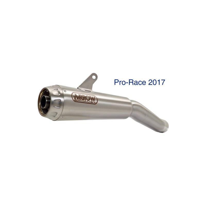 Pro-Race full titanium" silencer kit low version - end cap with mesh"