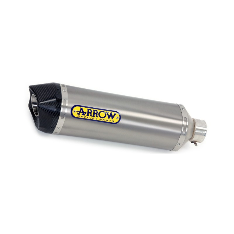 Race-Tech aluminium Dark" silencer with carby end cap"