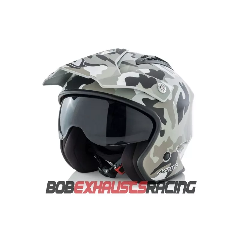 ACERBIS CASCO JET ARIA CAMO MARRON