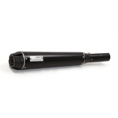 Rebel silencer with aluminium polish end cap