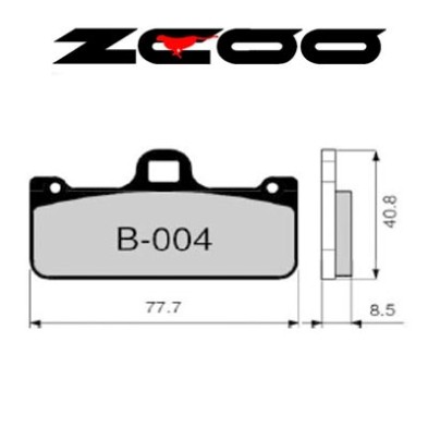 ZCOO PASTILLA DE FRENO B004 EXC ENDURANCE