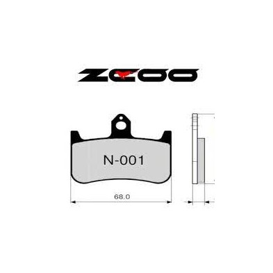 ZCOO PASTILLA DE FRENO N001 EXC ENDURANCE