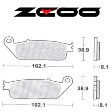 ZCOO PASTILLA DE FRENO N007 EX RACE