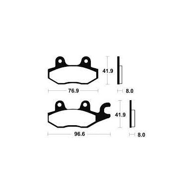 ZCOO BRAKE PAD S001 EX RACE