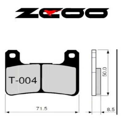 ZCOO PASTILLA DE FRENO T004 EXC ENDURANCE