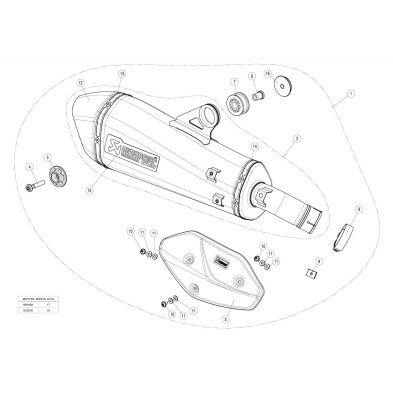 AKRAPOVIC SLIP-ON LINE TITANIUM