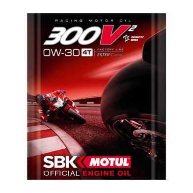 MOTUL 300V² 4T FACTORY LINE SBK 0W-30 2L