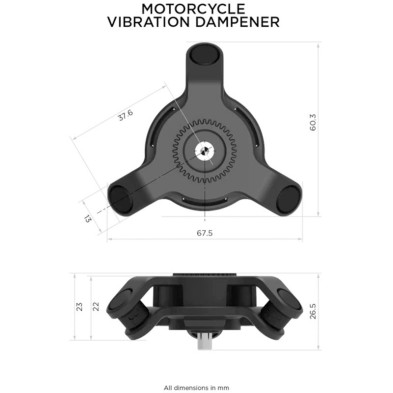 QUAD LOCK BASE ANTIVIBRACION