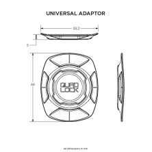 QUAD LOCK BASE ADHESIVA UNIVERSAL