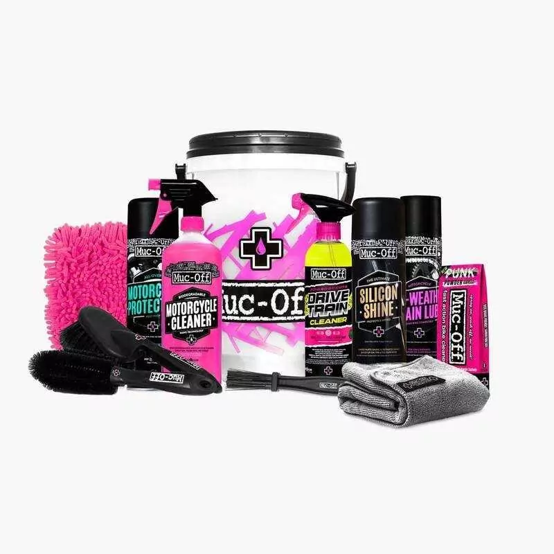 MUC-OFF KIT DE LIMPIEZA TOTAL CUBO POWERSPORT