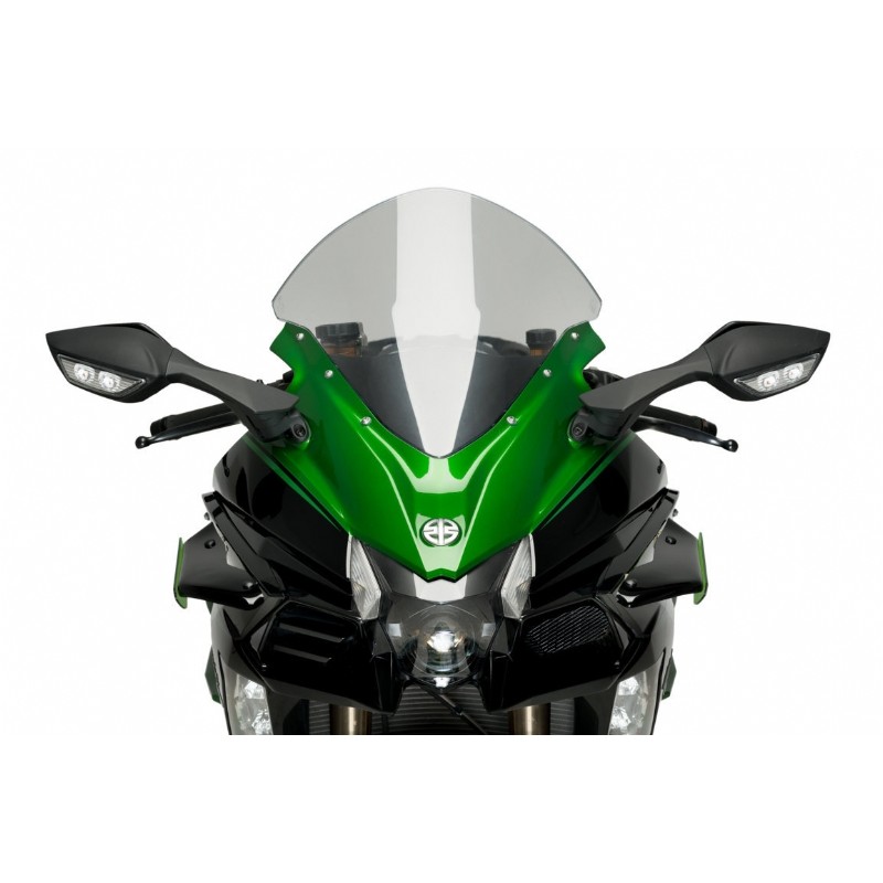 PUIG ALERONES DOWNFORCE LATERALES SPORT NINJA H2 SX 18-19  VERDE