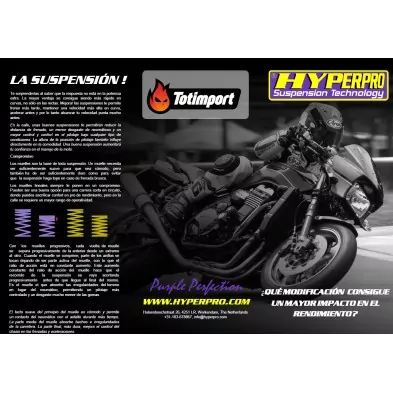 HYPERPRO AMORTIGUADOR TRASERO CON DEPOSITO REMOTO YAMAHA