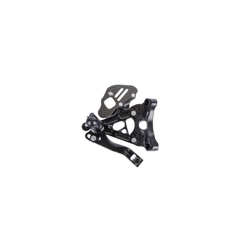 SPIDER REAR SETS SILVER BMW S1000RR 19-24