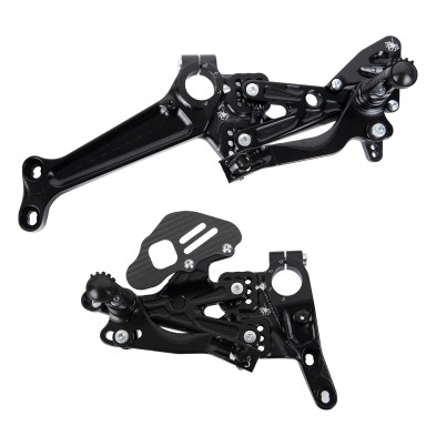 SPIDER ESTRIBERAS DUCATI PANIGALE V4-V4S-V4R 18-24 CON FIJACIONES LATERALES