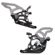 SPIDER ESTRIBERAS DUCATI PANIGALE 899-959-1199-1299 12- CAMBIO NORMAL PLATEADAS