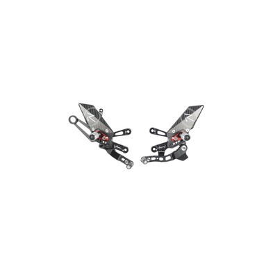 LIGHTECH REAR SETS APRILIA R VERSION RSV4 17-23/TUONO V4 17-24 REVERSE SHIFT