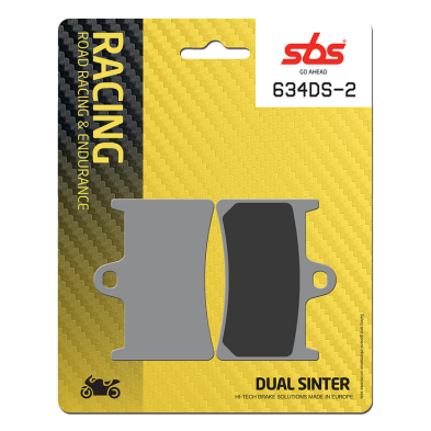 SBS PASTILLA FRENO DUAL SINTER 634DS-2