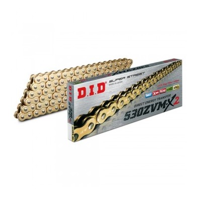 DID CADENA 530 ZVMX2 G&G POR ESLABONES DORADO