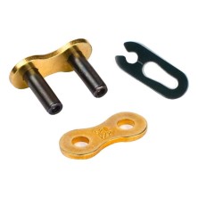 DID 520 MX  ESLABON CLIP DORADO