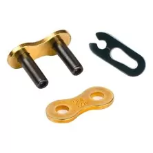 DID 520 MX  ESLABON CLIP DORADO