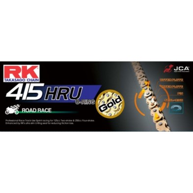 RK CADENA 415 HRU 130 ESLABONES DORADO