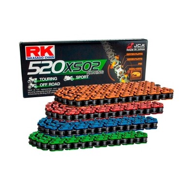 RK 520 XSO2 CHAIN 120 STEPS COLOURS