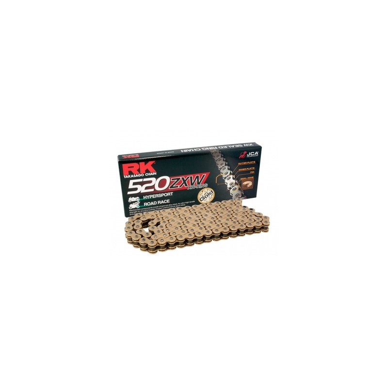 RK CHAIN 520ZXW 120 LINKS GOLDEN