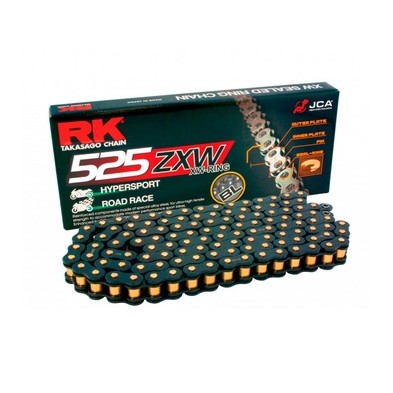 RK CADENA 525 ZXW 120 ESLABONES COLORES