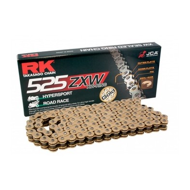 RK CADENA 525 ZXW 120 ESLABONES COLORES