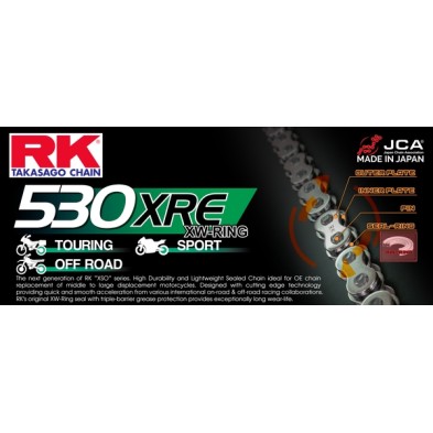 RK 530 XRE CADENA 120 PASOS