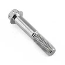 STAINLESS STEEL HEXAGONAL SCREW V4 RACING M10 X 125 MM 65 MM