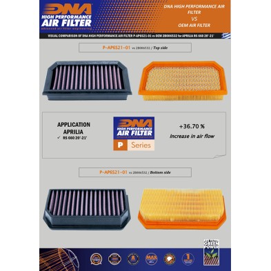 DNA FILTRO AIRE RS/TUONO 660 P-AP6S21-01