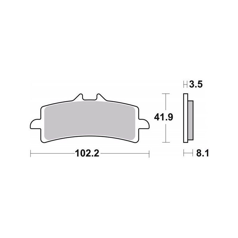 BREMBO SINTERED BRAKE PADS RACING SR SUZUKI