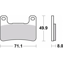 BREMBO SINTERED BRAKE PADS RACING SR SUZUKI