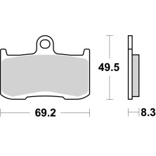 BREMBO PASTILLAS SINTERIZADAS RACING SR KAWASAKI