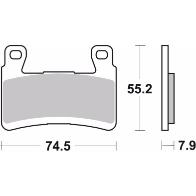 BREMBO SINTERED RACING SR PADS KAWASAKI