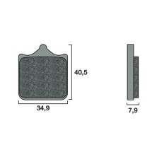 BREMBO SINTERED BRAKE PADS RACING SR BMW