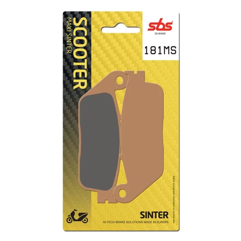 SBS SINTERED BRAKE PADS SCOOTER MS-SINTER YAMAHA