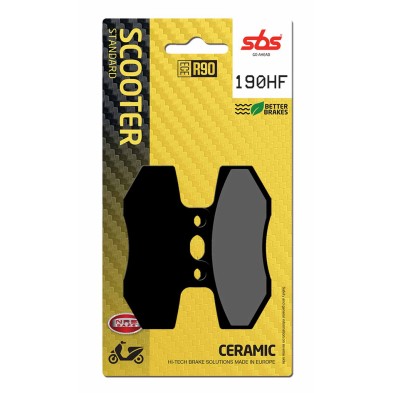 SBS HF CERAMIC SCOOTER BRAKE PADS OEM TYPE PIAGGIO VESPA