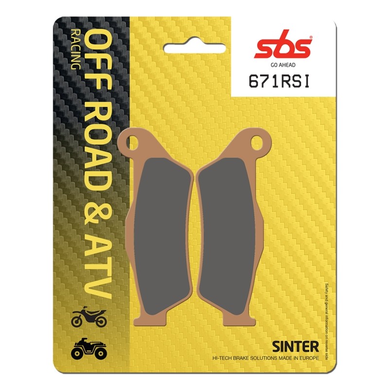 SBS RSI GASGAS REAR PADS