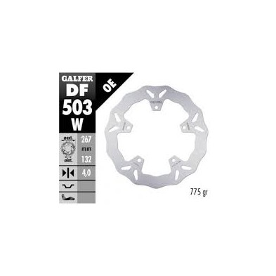 GALFER REAR DISC T-MAX 500 2004-7 530/560 2012-202